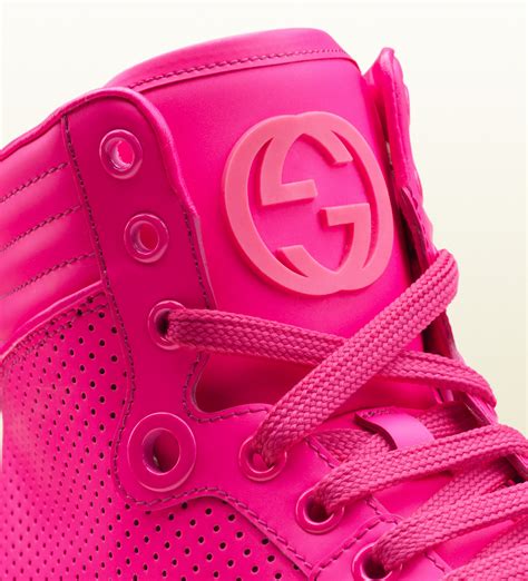 gucci schuhe neon pink|net a porter gucci shoes.